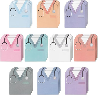 ANGOLIO 30Pcs Nurse Gift Sticky Notes Nurse Costume Themed Sticky Notes Nurse Appreciation Gifts Student Essentials Fun Cute Memo Pads for Nurses Doctor Hospital Gift
