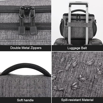 DOMISO Camera Bag Case Waterproof Anti-shock Shoulder Bag, Dark Grey