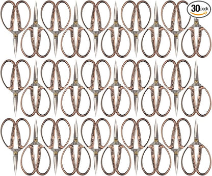 JubileeYarn Crane Motif Small Embroidery Scissors - Copper - 30 Scissors