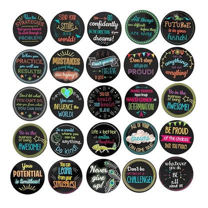 Really Good Stuff Positive Affirmation Chips - 100 Pack with 50 Motivational, Encouragement, Inspirational and Kindness Sayings