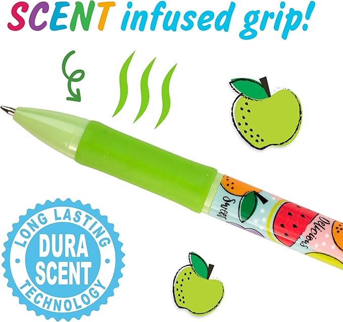 Tri-Color Smens- Patented Gourmet Scented Pens, 4 Count
