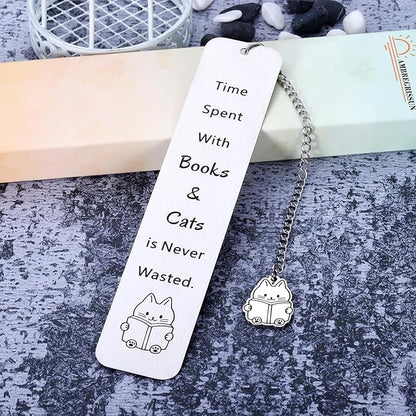 Cat Bookmark for Women Cat Lovers Bookmark Gifts for Her Him Book Lovers Valentines Day Gift for Book Lover Cat Lover Women Birthday Galentine’s Day Gift for Cat Lover Friends Best Friend Women Girl