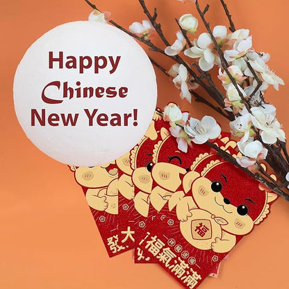 36 Pcs Chinese Dragon Red Envelopes 2024 Lunar New Year Money Envelopes Hong Bao Red Pocket Envelope for Money Year of the Dragon 2024 Gifts for Spring Festival Wedding Birthday
