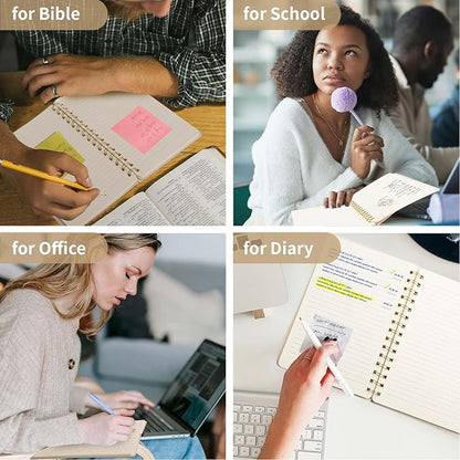 Lined Spiral Notebook College Ruled A5 Journal Book for Note Taking, 160 Pages Writing Journal for Office and Home School Supplies 5.75x8.125 inch - Khaki