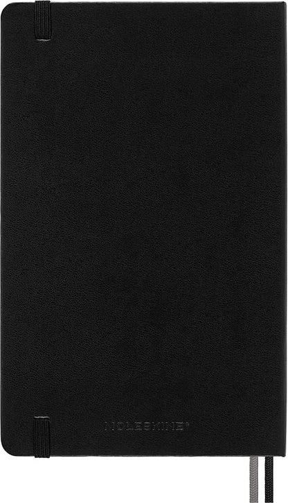 Moleskine Classic Expanded Notebook, Hard Cover, Large (5" x 8.25") Ruled/Lined, Black, 400 Pages