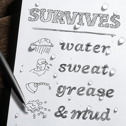 Rite in the Rain Weatherproof Side Spiral Notebook, 4.875" x 7", Blue Cover, Universal Pattern, 3 Pack (No. 273L3)