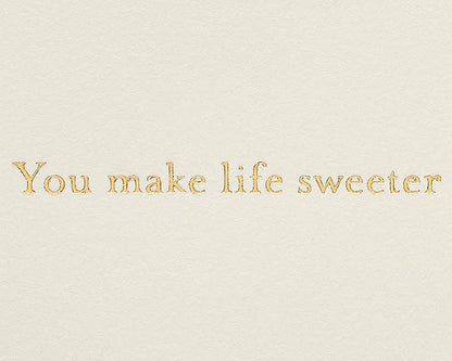 Papyrus Romantic Card (You Make Life Sweeter)