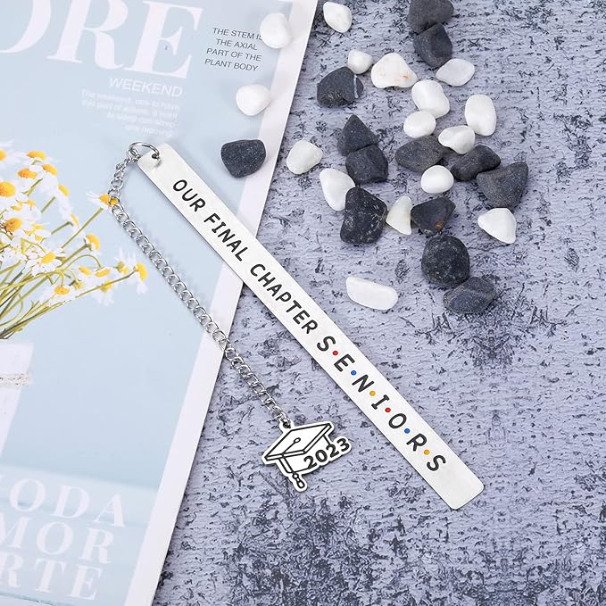 Senior 2023 Gifts Graduation Bookmark for Class of 2023 Senior High School College Best Friend Gifts for Women Funny Leaving Going Away Party Gifts for Her Friends BFF Student Bulk TV Show Book Mark