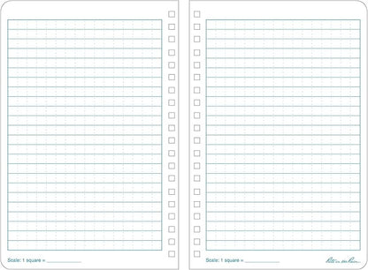 Rite in the Rain Weatherproof Side Spiral Notebook, 4.625" x 7", Yellow Cover, Universal Pattern (No. 373)