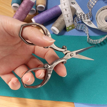 JubileeYarn Chinese Wing & Cloud Embroidery Scissors - Silver - 30 Scissors
