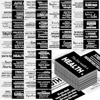 Jinei 300 Inspirational Affirmation Cards Positive Motivational Cards Small Mini Encouragement Quotes for Women Mother's Day Church(Famous Quotes)