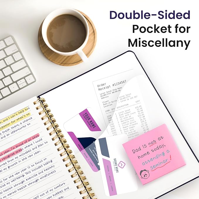 Lined Spiral Journal Notebook for Women, Pretty A5 College Ruled Hardcover Notebook for Work & Note Taking, Cute Aesthetic Journal for Writing, 140 Pages, Rustic Florals