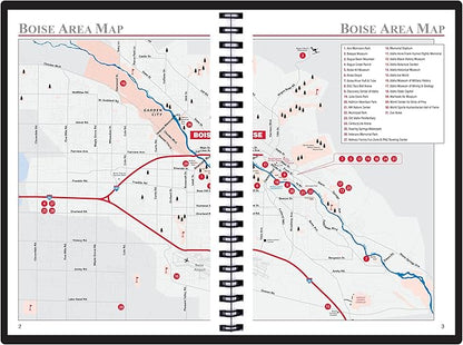 2025 Datebook & City Themed Planner – Resource Guide with Daily, Weekly & Monthly Views – 3-Year Reference Calendar - Multi-Purpose Travel Notebook Guide & Adventure Diary (Boise '25)