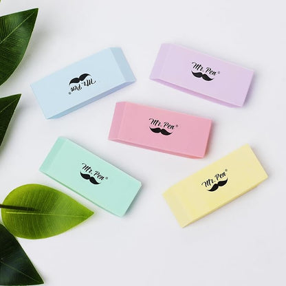 Mr. Pen- Erasers, 12 Pack, Purple Pencil Eraser, Erasers for Pencils, Mr Pen Erasers, Erasers for School, Large Eraser, Block Erasers for School, Rubber Eraser, Large Erasers for School