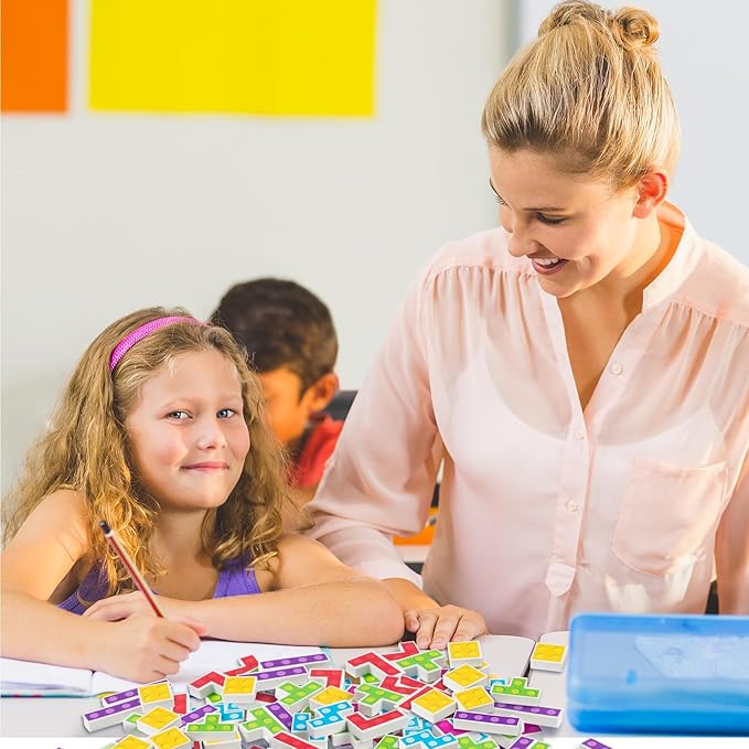 CJiangpo 60Pcs Block Mini Eraser for Kids Bulk - Cute Pencil Rubber Eraser Novelty 3D Desk Puzzle Rubbers Block Birthday Party Favors Filler Kids Back to School Classroom Prizes Gift