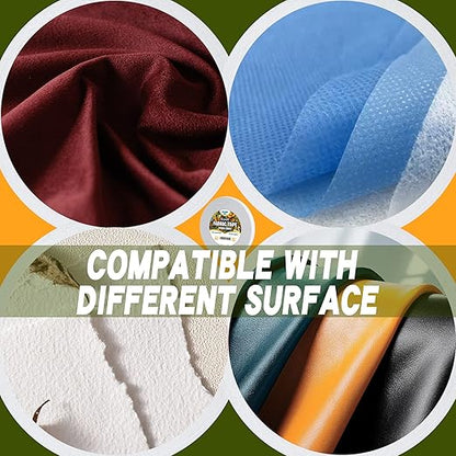 Fabric Tape - Strong Double-Sided Adhesive Cloth Tape, No Sewing or Ironing, Gluing, Alterations and Hemming - 2/5 Inch Wide 180FT Long
