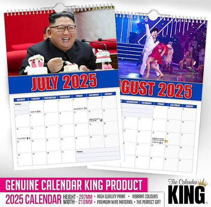 // Kim Jong-Fun - 2025 Wall Calendar - A4 Size (210mm x 297mm)