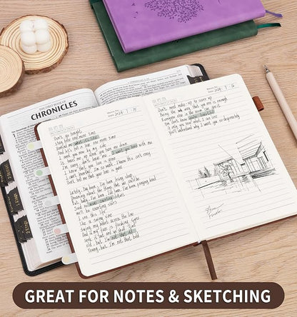 Lined Journal Notebook for Women Men, B5 Hardcover Leather Journals for Writing, 200 Pages Thick Paper, Daily Journal Notebook for Work, School, Note Taking, Business, Travel, College Ruled