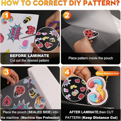 CAREGY Thermal Laminating Pouches, 300 Pack Laminating Sheets, 3 Mil, 9 x 11.5 Inches Lamination Sheet Paper for Laminator, Clear, Letter Size, Office and School Supplies