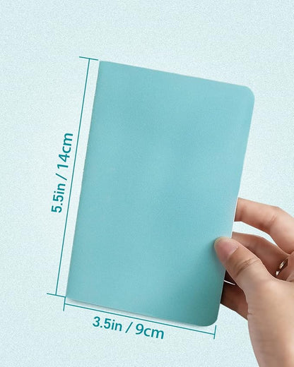 Gwybkq Small Blank Notepads Bulk 36 Pack Mini Pocket Notebooks Journal Set Colorful Cover Notebooks for Kids 3.5 x 5.5 Inches, 30 Sheets/60 Pages