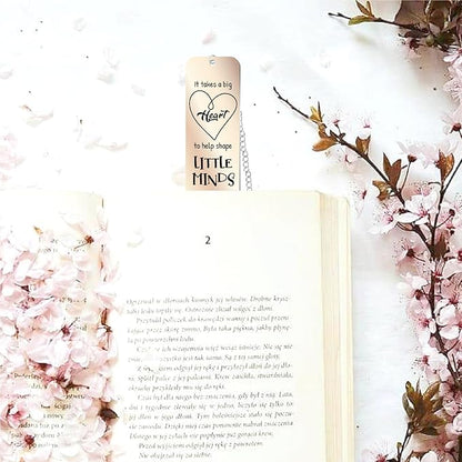 Teacher Gifts for Women, Teacher Appreciation Gifts, Thank You Teacher Bookmark from Student, Coworker, Teacher Retirement Gift, Teacher Gifts Idea Presents, Teacher Bookmark Stainless Steel