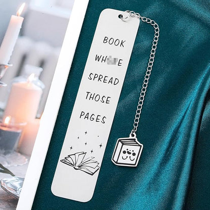 Funny Spicy Bookmark for Women Adult Female Friends Book Reader Romance Dark Novel Lovers Gifts Sister Valentines Day Birthday Gift Idea Book Club Present Funny Christmas Stocking Stuffers for Women