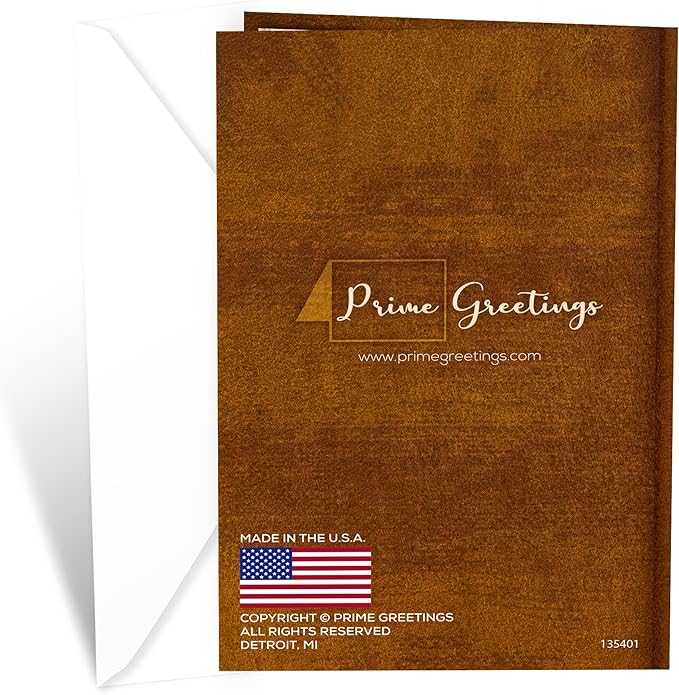 Prime Greetings Religious Birthday Card For Pastor, Made in America, Eco-Friendly, Thick Card Stock with Premium Envelope 5in x 7.75in, Packaged in Protective Mailer