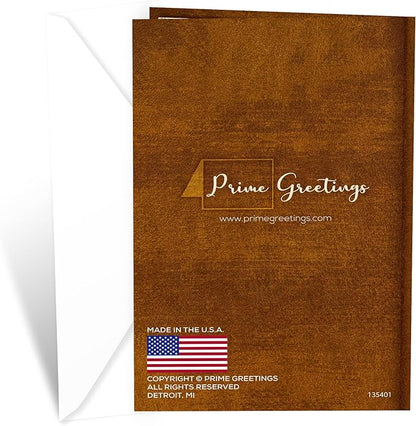 Prime Greetings Religious Birthday Card For Pastor, Made in America, Eco-Friendly, Thick Card Stock with Premium Envelope 5in x 7.75in, Packaged in Protective Mailer