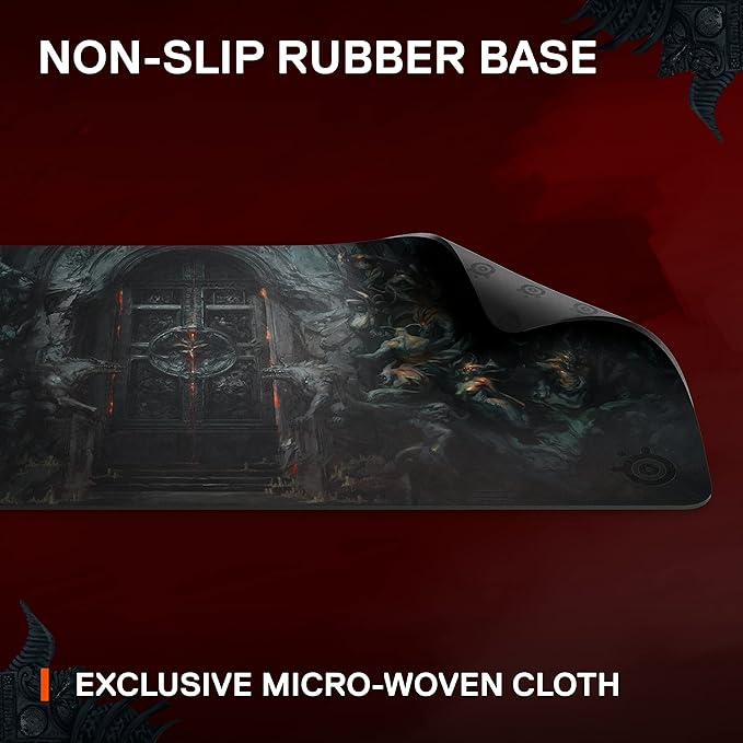 SteelSeries QcK Gaming Mouse Pad - Diablo IV Edition - XXL Thick Cloth