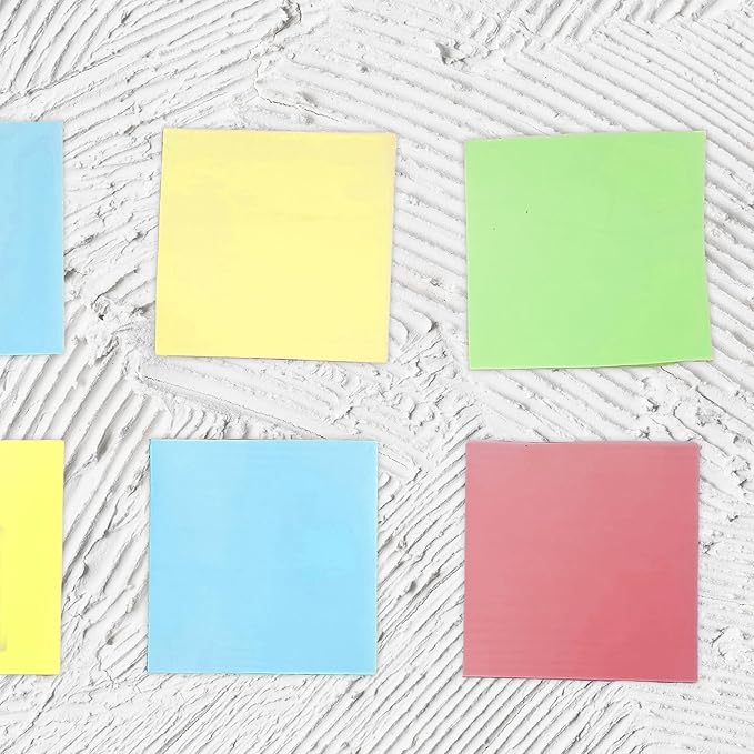 BAZIC Color Paper Cube w/Durable Tray, 3" X 3" 300 Count/Pack, Mini Memo Papers Pads Note Paper Reminders (Non Sticky), Assorted Colors, 36-Pack