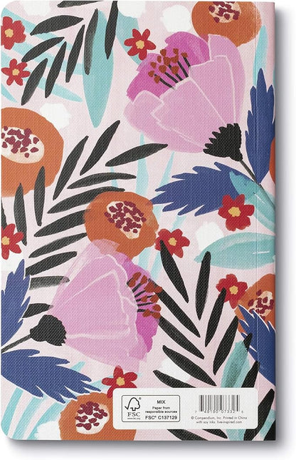 Compendium Softcover Journal - Dwell on the beauty of life. – A Write Now Journal with 128 Lined Pages, 5″W x 8″H