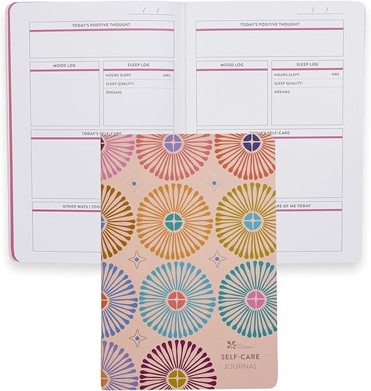 Erin Condren Self-Care Journal Petite Planner, Slim, Portable Self-Care Planner, Easy-to-Use Self-Care Prompts and Trackers for Health and Wellness