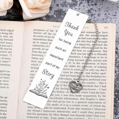 Gifts for Teacher Gifts Bookmark for Women Men Teacher Appreciation Gifts Thank You Graduation Valentines Day Birthday Christmas Retirement Gifts Spanish PE Preschool Daycare Special Education Teacher
