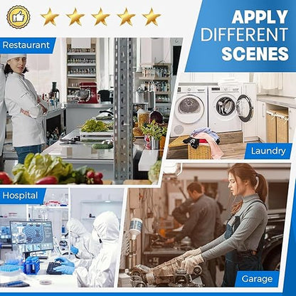 Stainless Steel Table for Prep & Work with 4 Caster Wheels with Backsplash 24 x 30 NSF Metal Commercial Kitchen Adjustable Under Shelf Worktable for Restaurant Home Outdoor