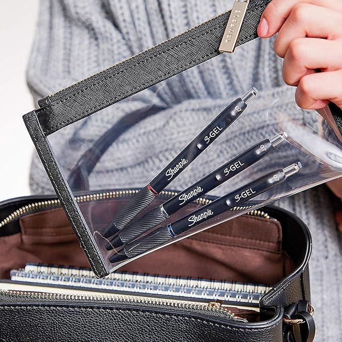 Sharpie S-Gel, Gel Pens, Drawing Pens, Gel Ink Pens For Journaling, Writing Pens, Coloring Pens, Medium Point Pens (0.7Mm), Black Ink Gel Pen, 36 Count