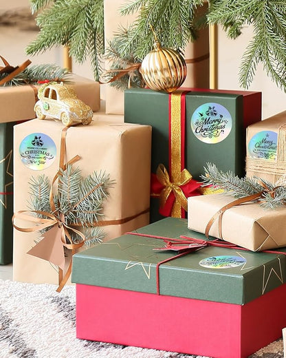 Phomemo 2” Circle Thermal Label, Self-Adhesive Round Direct Sticker Labels, Circular Thermal Printer Label for Logo Design, Name Tag, Thanks Card, Address, QR Code, 400 Labels/Roll, Laser Color