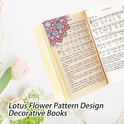 8 Pcs Diamond Art Bookmarks Kit for Adult, DIY Diamond Paint Corner Book Makers Set, Small Diamond Art Kits, Paint by Art Crafts Kit Gifts for Women