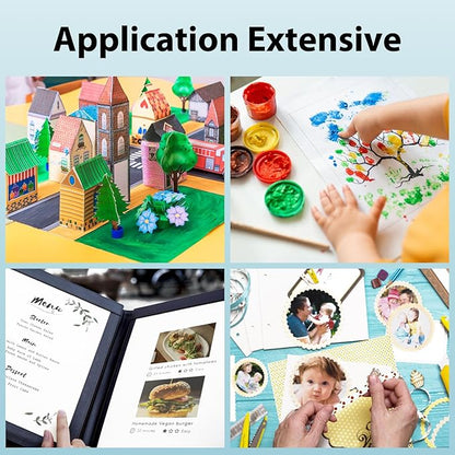 100 Sheets White Cardstock 11” x 17”, 92lb/250gsm Card Stock, Thick Card Stock Paper, Heavy Cardstock Paper for Printer, Resume, Scrapbooks, Art, Crafts, Business Cards