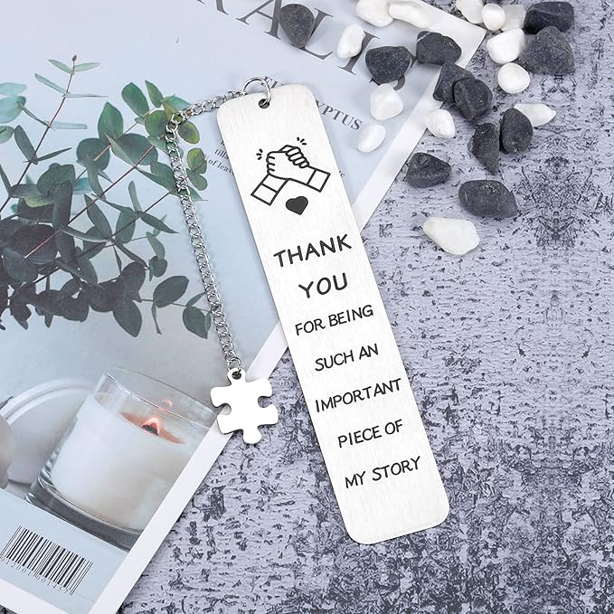 Thank You Employee Appreciation Gifts for Coworker Colleague Boss Bookmark Boss’s Day Teacher Retirement Going Away Gift for Women Men Leader Work Friends Office Christmas Birthday Valentine's Day