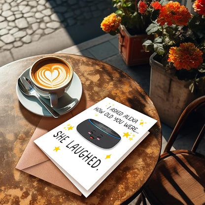 Funny Birthday Card for Old Men or Old Women, Suitable for Him And Her, Unique Birthday Gift for Dad, Mom, Husband, Wife, Grandpa, Grandma, Brother, Sister, Friends And Family.