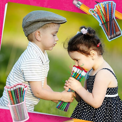 Gersoniel 360 Pcs Scented Pencils Bulk for Kids Inspirational Motivational Cute Fun Fruit Wood Smelly Graphite Pencils with Erasers for School Classroom Office Students Girls Boys Gifts Supplies
