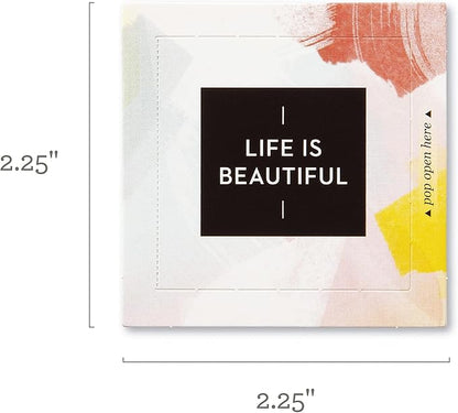 Compendium ThoughtFulls Pop-Open Cards — Life is Beautiful — 30 Pop-Open Cards, Each with a Different Inspiring Message Inside