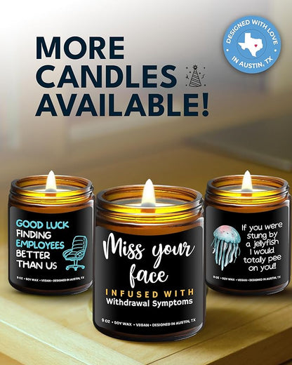 Funny Friendship Candle, Fun Gifts for Women Friends, Funny Gifts for Friendship Gifts Funny Gifts for Women Friends, Funny Friend Gifts for Women & Men, I Miss Your Face Candle, Fun Birthday Gifts