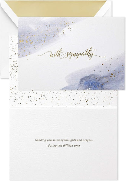 Hallmark Signature Sympathy Card (Many Thoughts and Prayers)