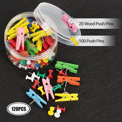 AKTOP Black Cork Bulletin Board 12x12, 1/2" Thick Felt Cork Board Tiles 9 Pack, Small Square Pin Board for Wall, Self Adhesive Corkboards with 120 Push Pin Wood Clips for School, Home & Office