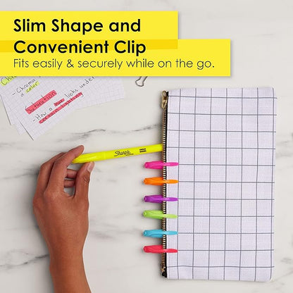 SHARPIE Pocket Highlighters, Narrow Chisel Tip, 12 Assorted Fashion Colors, 36 Count