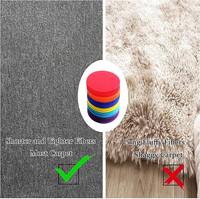 Carpet Markers 5" for Kids, Multicolor Spot Circle Markers for Classroom Teachers, Preschool and Kindergarten (90 Packs of Circle)