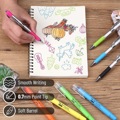 Mr. Pen- Bible Highlighters and Pens No Bleed, 8 Pack, Bible Journaling Kit, Bible Pens No Bleed Through, Gel Highlighters/Markers Bible Study Kit, Christian Gifts