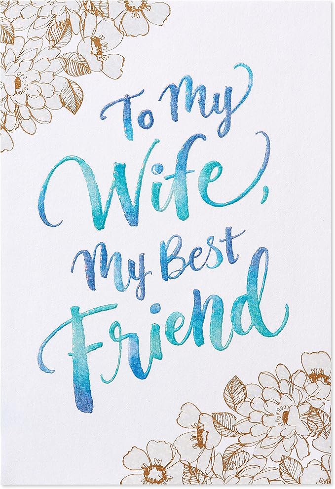 American Greetings Birthday Card for Wife (My Best Friend)