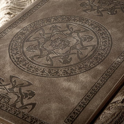 CAGIE Leather Vintage Journal for Men Soft Cover Lined Pages Notebook 180 Lay Flat for Writing Travel Diary, 5.7'' x 8.3'', Dark Brown